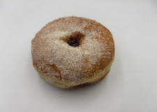 Berliner med hindbær